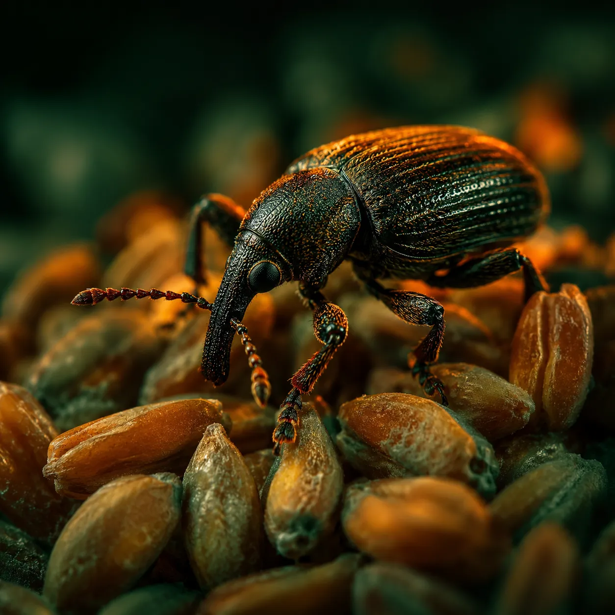 Caruncho em alimentos