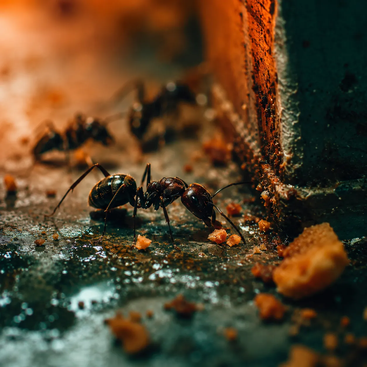 Formigas em ambiente urbano Formigas em ambiente urbano